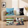 Mountainbike Radfahren Kunst Kissenbezug Sofakissenbezug Heimzimmer Dekoration Kindergeschenk