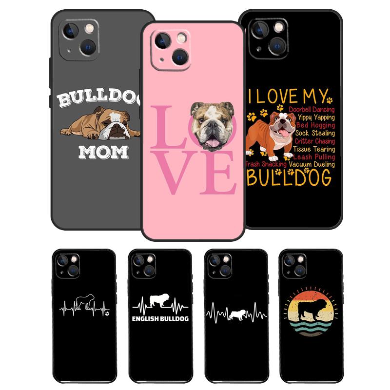English Bulldog Heartbeat For Realme GT7 Pro GT6 C67 C65 C63 C61 C55 C53 C51 C71 C75 10 11 12 13 14 15 Pro Plus Case
