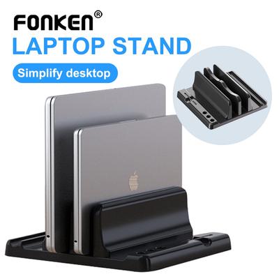 FONKEN Notebook-Ständer, vertikaler Laptop-Ständer für Tablet-Handyhalter für iPad, MacBook, Mac Pro, Basis-Tablet-Halterung
