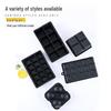 Silicone Ice Cube Tray & Mold: Food-Grade, Spherical & Square Decompression Design for Household Use