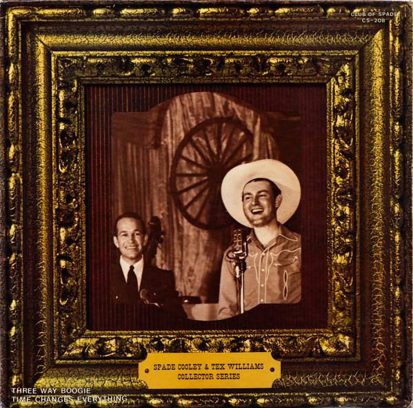LP Record SPADE COOLEY  TEX WILLIAMS  As They Were CS208 The Club Of Spa 1981 US CountryFolk Used