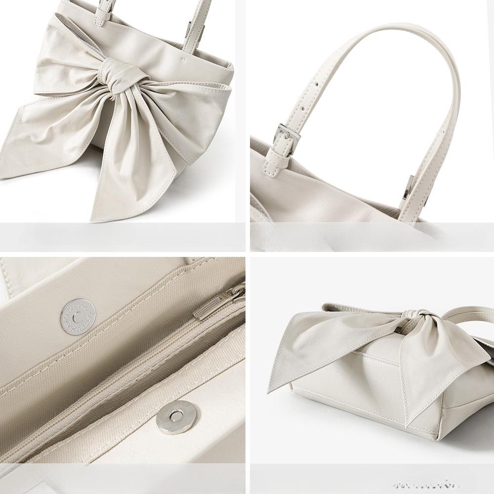 Bow Tie Handbag Crossbody Bag High-end Genuine Leather Women's BagBow Tie Handbag Crossbody Bag High-end Genuine Leather Women's Bag