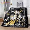 Cartoon H-Helluva Boss Blitzo H-Hazbin Hotel Soft Flannel Blanket for Bed Bedroom Sofa Picnic,Throw Blanket for Outdoors Leisure