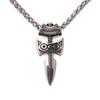 Skyrim Amulet of Talos Viking Sword Necklace Stainless Steel Pendant