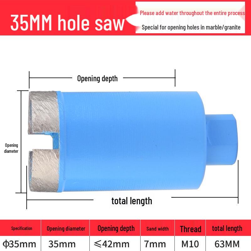 Angle Grinder Drill Bit for Marble, Glass, Tile & Granite