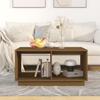 814437 vidaXL Coffee Table Honey Brown 80x50x40 Cm Solid Pine Wood