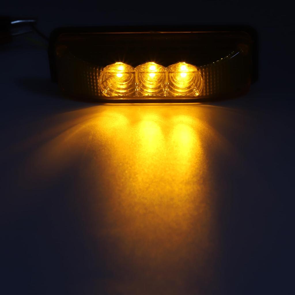 Ygmylandbb LED Truck Side Marker Lamp, 24V, , 3-LED Side Light, Car Width Light,