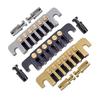 Guitar Bridges with Studs and Inserts Replacement 6 String Electric Guitar Bridge Vintage 6 Style Stopbar Tailpiece