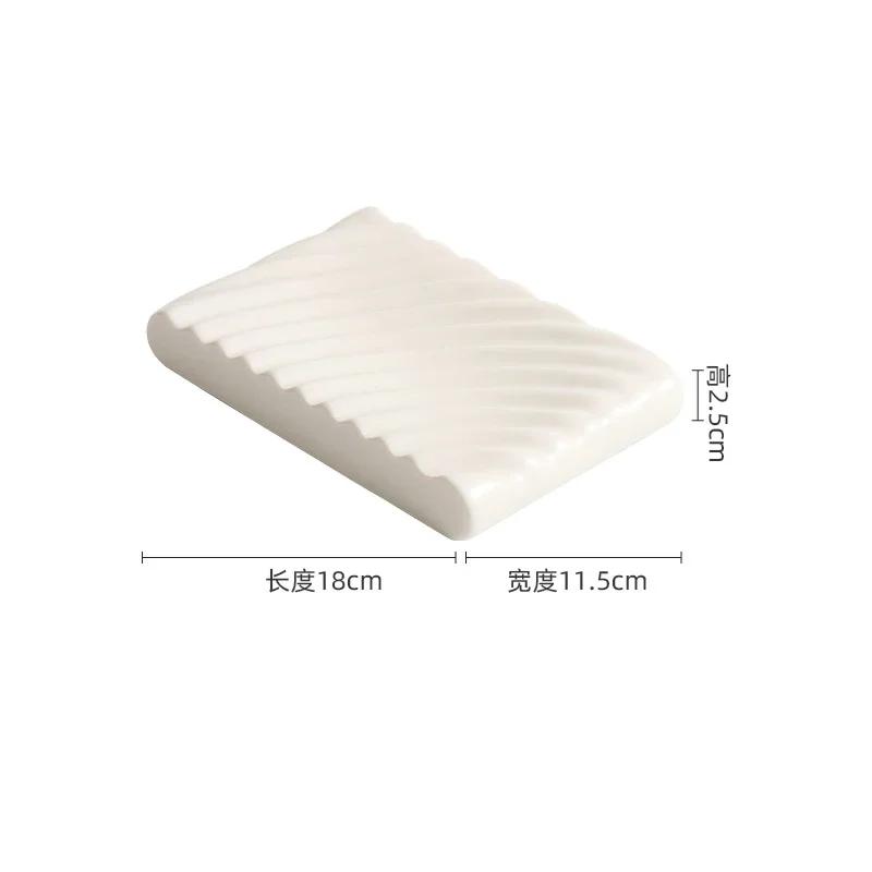White Double-layer Ceramic Dinner Plate Irregular Texture Dessert Plate Dim Sum Plate Sushi Dish Restaurant Specialty Tableware