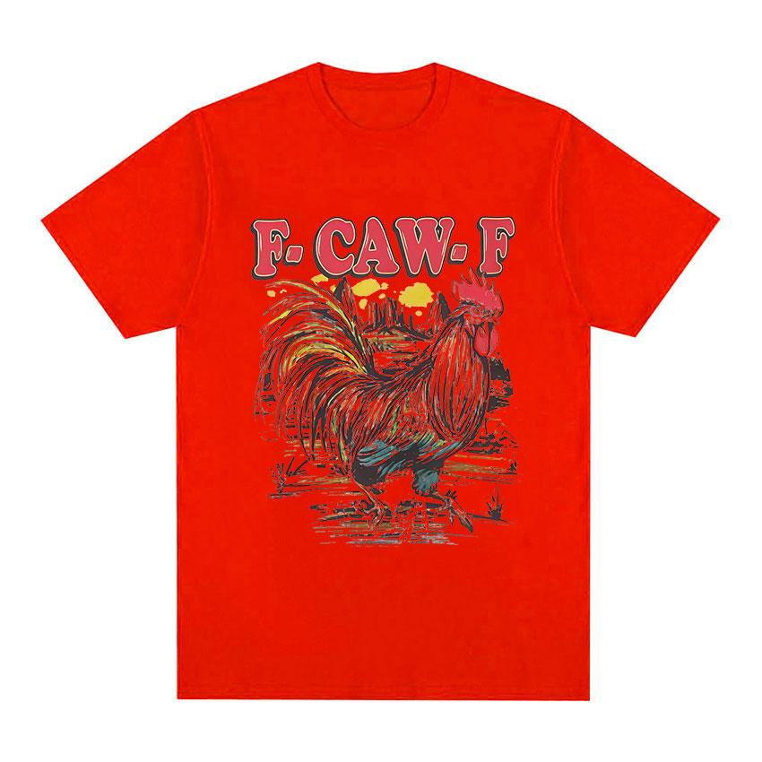 

Western Chicken F Caw F Chicken Funny Farm Graphic TShirts Unisexs Women Casual Oversized Short Sleeve T Shirts Fashion Streetwear S