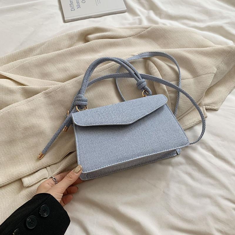 Premium texture bag women's summer new fashion contrasting color portable small square bag women's versatile shoulder messenger bag