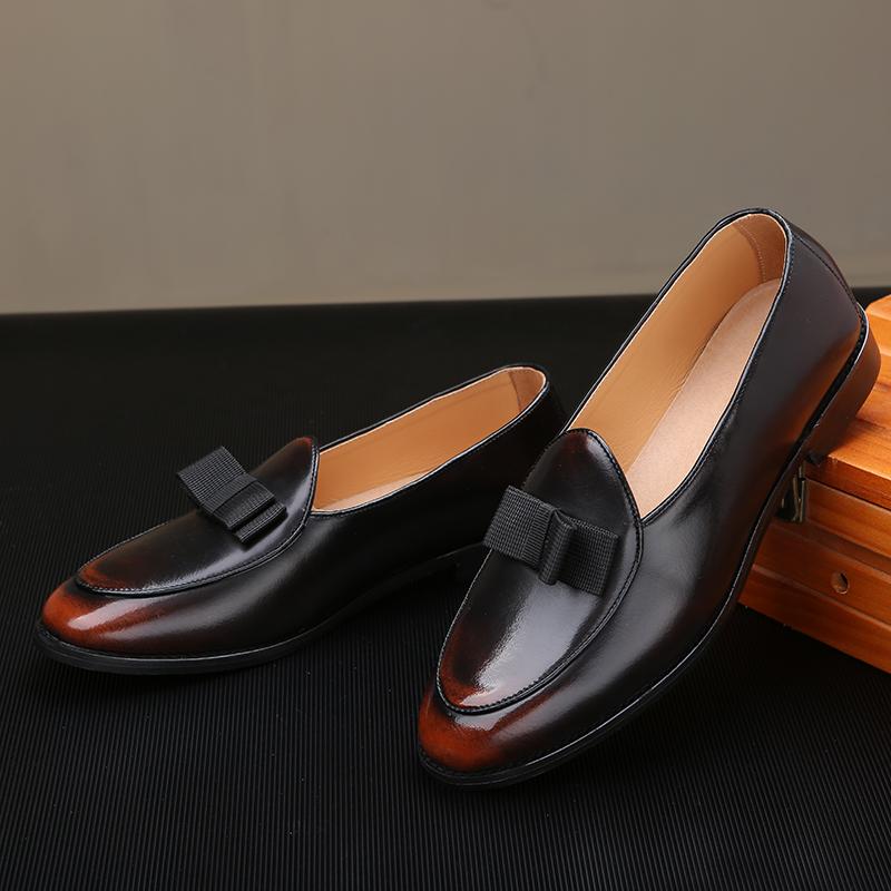 Men Loafer Handmade Retro Double Monk Buckle Straps Casual Shoes Men Moccasins for Men Leather Flat Shoes