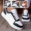 Unisex Four-Season Trendy Canvas Shoes: Lightweight, Comfortable, Thick-Soled Sneakers for Men & Women