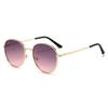 Fashion Sunglasses Fishing Metal Frame Shades Round Sun Glasses Women Men Eyewear UV Protection Glasses