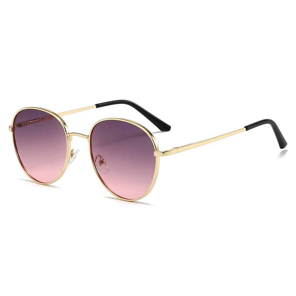 Fashion Sunglasses Fishing Metal Frame Shades Round Sun Glasses Women Men Eyewear UV Protection Glasses