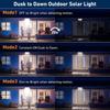 Solar Lights Outdoor 3 Modes Motion Sensor Flood Lights 234LED Solar Wall Lights for Outside Yard Garden Fence Pathway Lighting