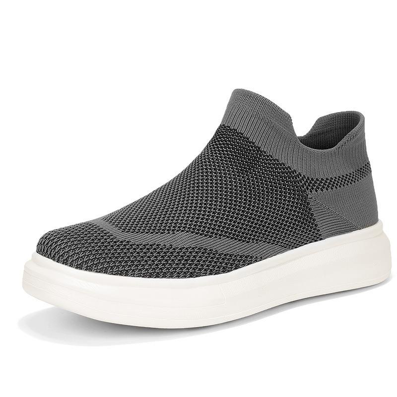 Fashion Ultralight Casual Mesh Sneakers Breathable Anti-slip Running Shoes Fashion Classic Solid Colour Men's Shoes Plus Size 46