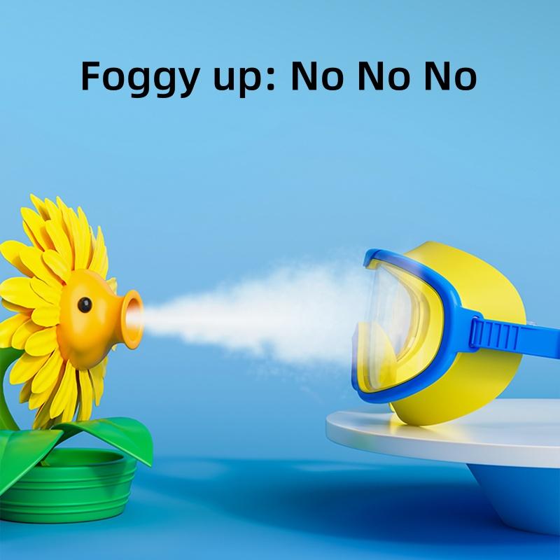 Die neue Schwimmbrille für Kinder mit großem Rahmen ist wasserdicht, beschlagfrei, UV-beständig und wasserdicht mit hochauflösender Transparenz