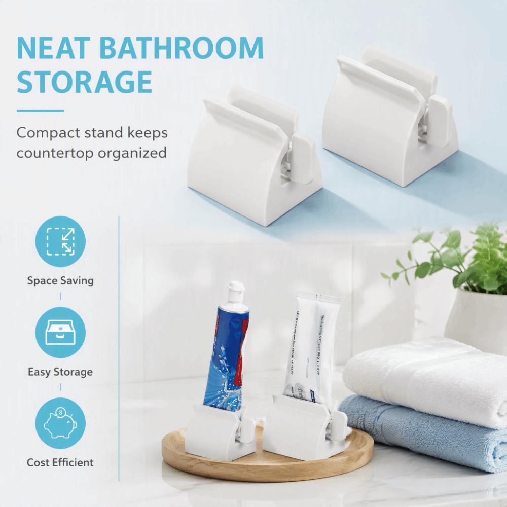 2 PCS ABS Toothpaste Squeezer Clip Holder Tube Squeezer Durable Toothpaste Dispenser  Home Bathroom