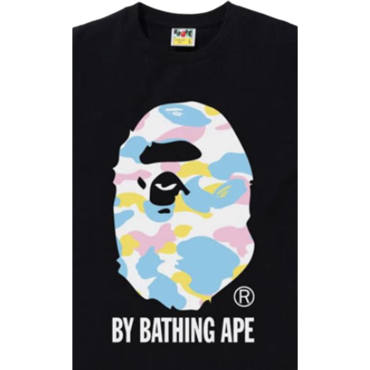 A BATHING APE Head T Shirt Men's 1H30-110-033
