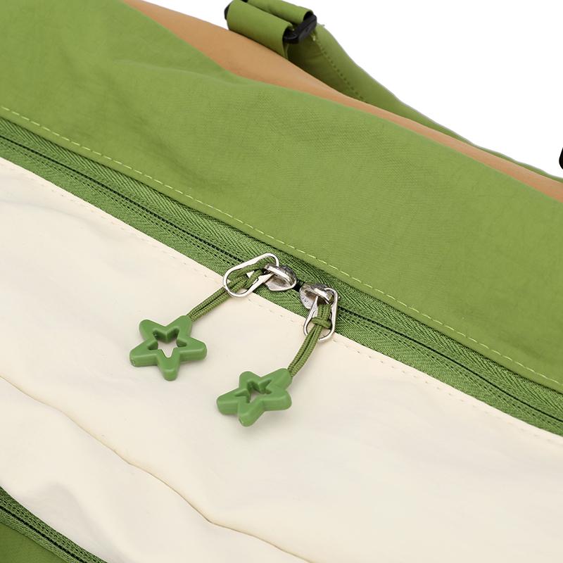 Travel Bag Women's Large Capacity Storage Bag Color Contrast Gym Bag