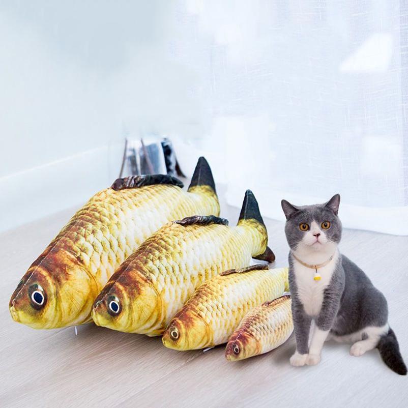 

Горячая рыбка для дразнения кошек, игрушка для дразнения кошек, палочка для прорезывания зубов, котенок, кукла для котят, товары для животных жёлтый