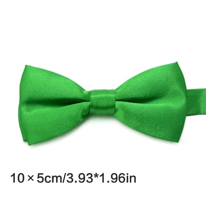 Children BowTie Solid Color Simple Buckle Closure Necktie For Holiday Special Event School Uniform All Matching Necktie