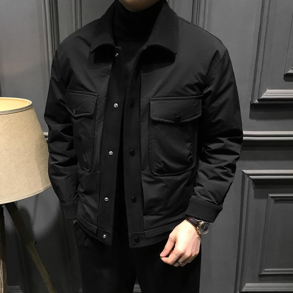 Autumn and Winter Men's Jacket Winter New Lapel Men's Down Jacket Duck Down Jacket