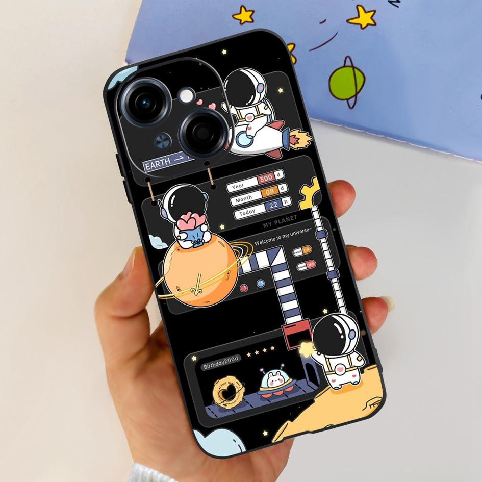 For Phone Case Tecno Spark Go 1 Cover 2024 Popular Flower Soft Silicone Back Protective Cover For Tecno Spark Go 2025 Pop 9 Etui