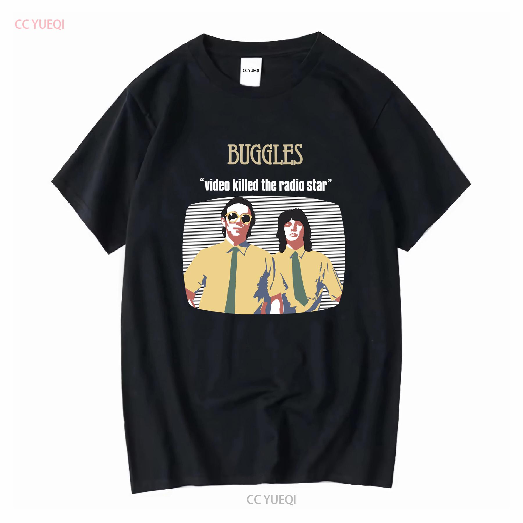

The Buggles Британський гурт New Wave Футболка Video Killed Radio Star M 2XL з довгими або короткими рукавами вінтажна прана 4XL