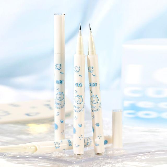 xixi - Smooth Liquid Eyeliner - 1-3 #01 Jet Black - 0.6ml