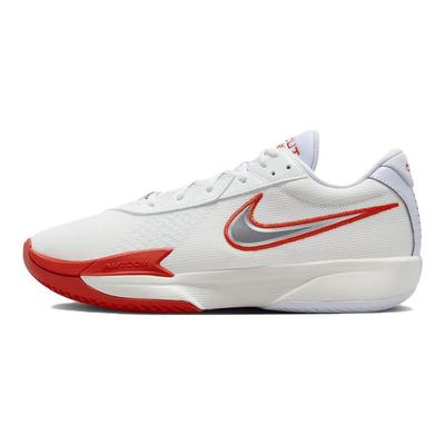 Air Zoom GT Cut Academy EP Beyaz Picante Kırmızı Unisex Spor Ayakkabı Zirve-Beyaz Metalik-Gümüş Futbol-Gri FB2598-101