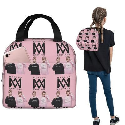 Popular Funny Marcus And Martinus Insulated Lunch Bag for Women Kids Leakproof Food Boxes Thermal Lunch Box Tote