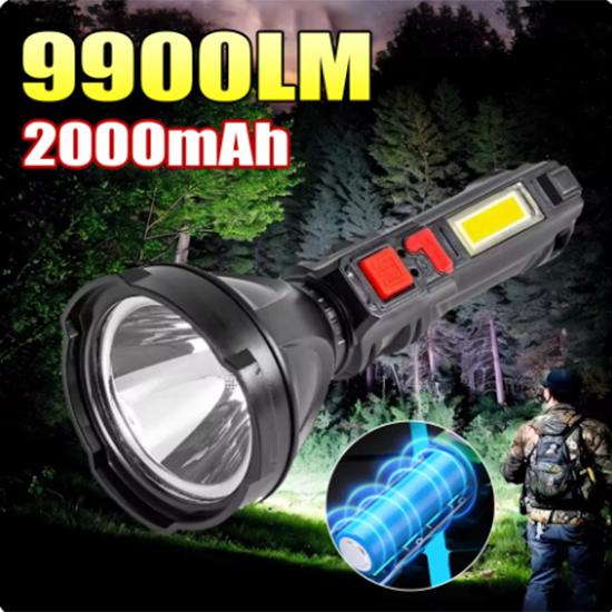 

Dual Lights 9900LM Flashlight Lightweight Torch Portable Lamp Long Range Lantern Ultra Bright Flash Light Waterproof Torch Light