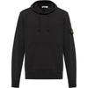 Fleece Garment Dyed Hoodie Black Men Tops 811564151-A0029
