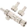 3pcs Airbrush Connector Quick Release Coupling with Air Flow Adjustment Air Compressor Fitting