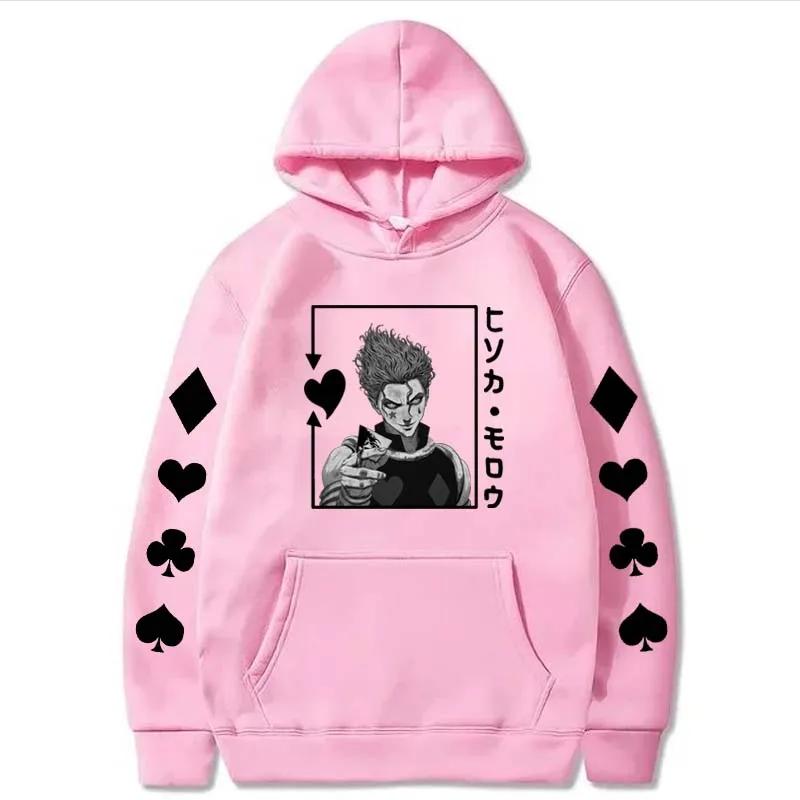 Japanese Anime Hoodie Men Clothing Harajuku Fashion Casual High Street Pullover Fleece Long Sleeve Sweatshirts