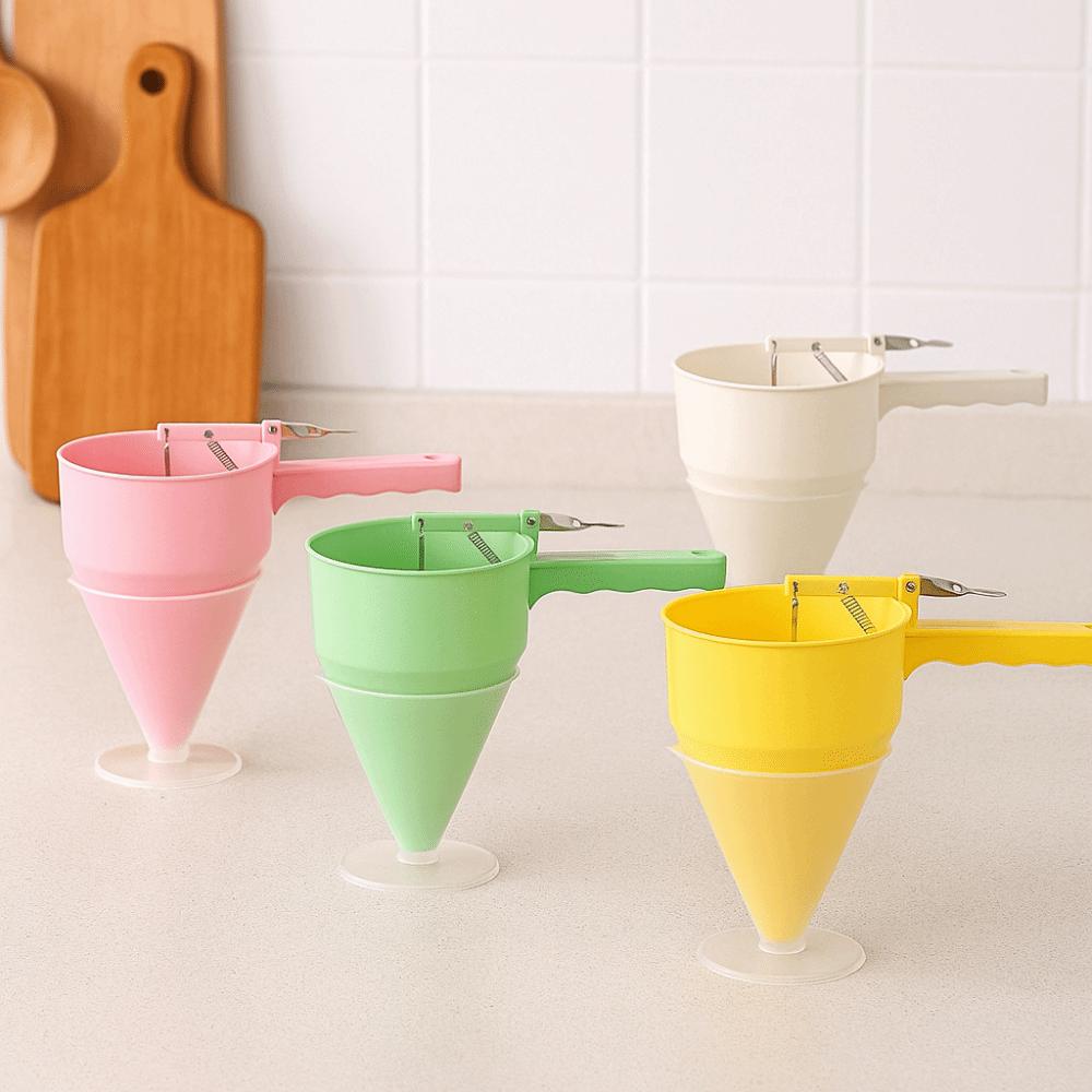 with Stand Handle Batter Dispenser Adjustable Cooking Funnel  Dessert Making