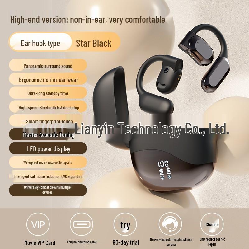 

M62 Open-Ear Bluetooth Earhook Earbuds for Business and Travel