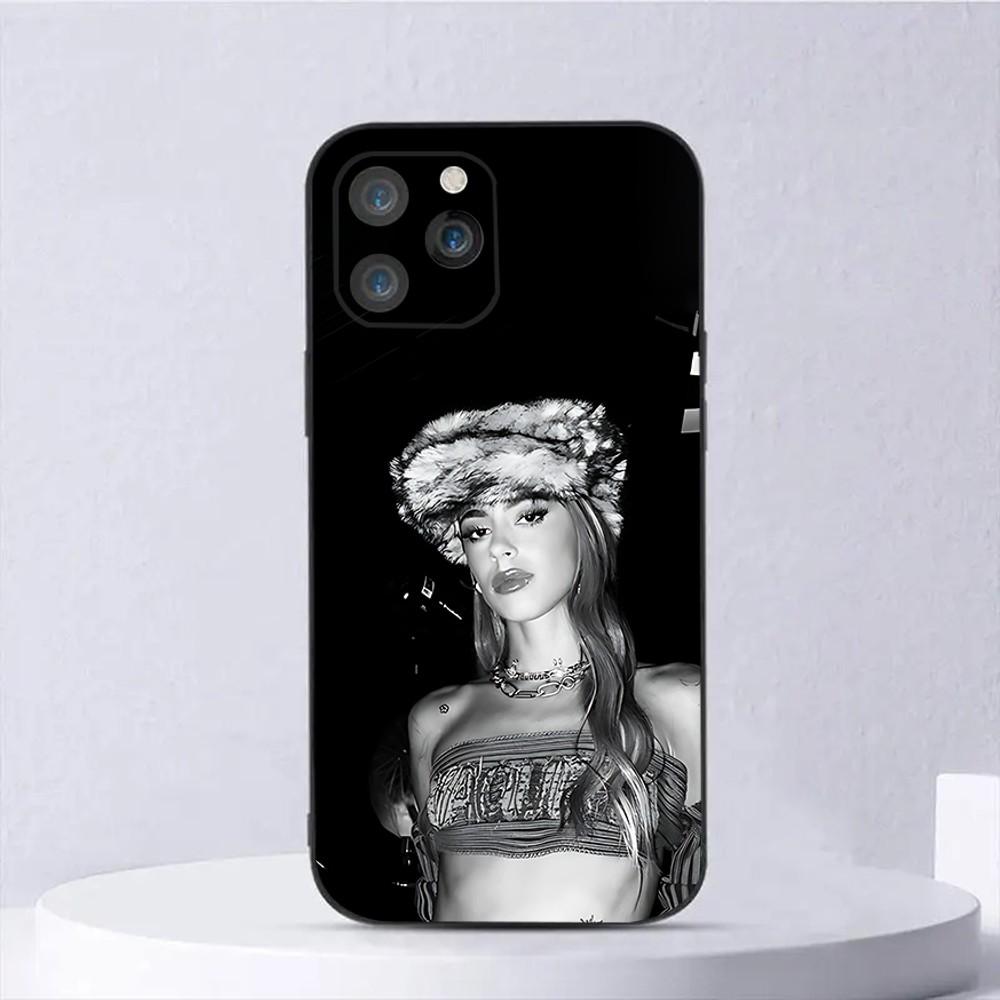 Чехол для телефона TINI Martina Stoessel Для iPhone 16,15,14,13,12,11,Plus,Pro Max,XS,X,E,SE,Mini Мягкий Силиконовый Черный Чехол iPhone11