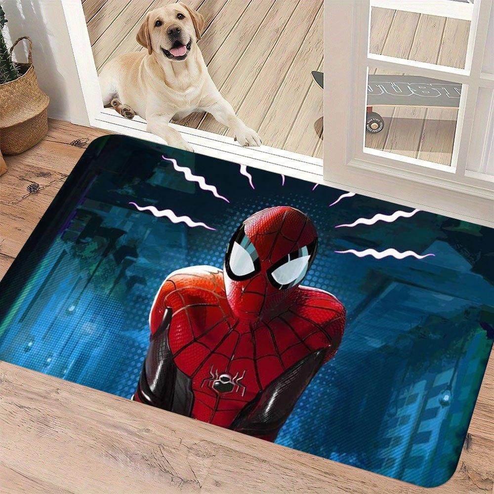 1pc Marvel Spider for Man Doormat for Entryway/Living Room/Bedroom, Superhero Themed Floor Mat, Ideal Gift for Marvel Fans, Ho