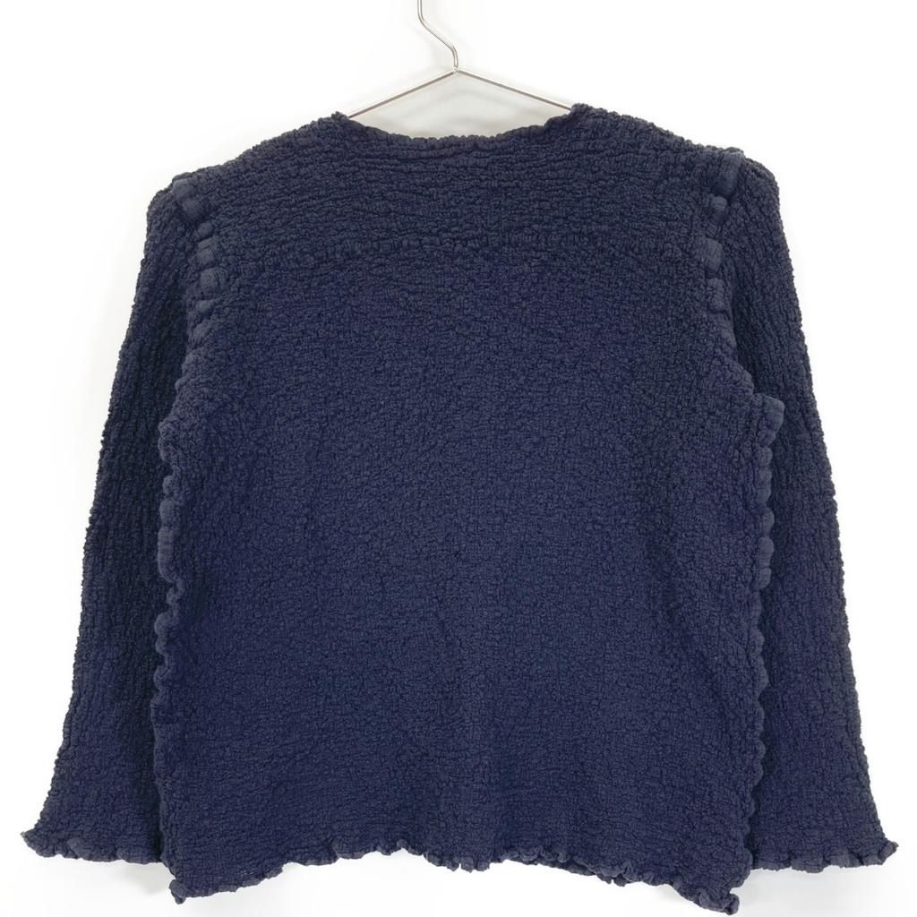 MeISSEYMIYAKE MI64FO504 Black Shirt Tops Not Written NavyUsed