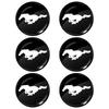 2025 Car Lock Keyhole Stickers Door Lock Protect Car 3D Stickers For Ford Mustang 2005 2006 2007 2008 2009 2016 2017 GT Guitar Eleanor Pickguard