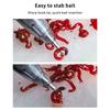 Live Baits Hanging Device Red Worm Binding Device Baits Hooking Device Earthworm Red Worm Piercing Pen Fishing Accessory