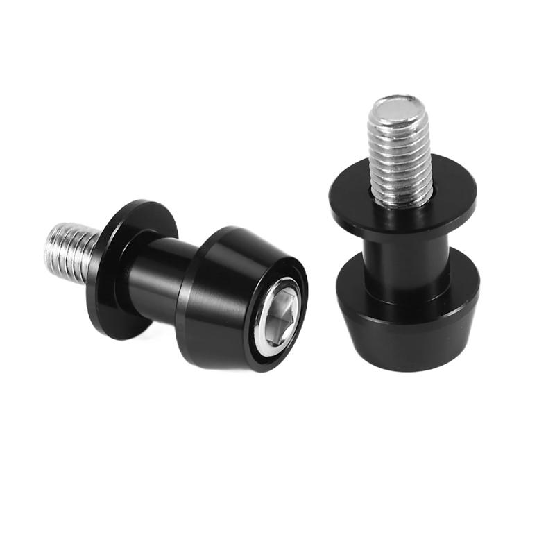 2X Motorcycle CNC Swingarm Swing Arm Spool Sliders Stand Bobb 10Mm For Kawasaki Ninja 250 ER6 Z 250 ER6F-M53K