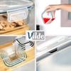 4X Heat-Resistant Glass Kitchen Food Containers Set
