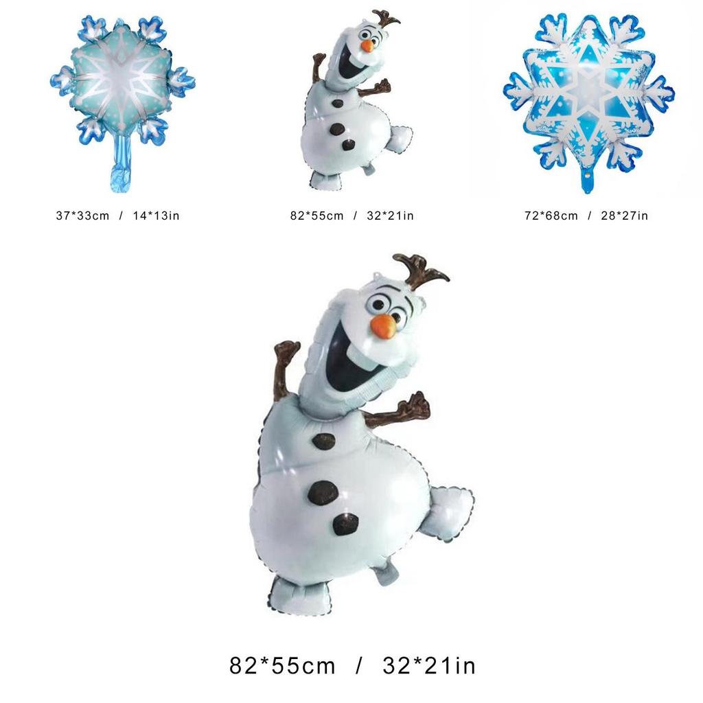 Snowy Princess Elsa Anna Balloons For Frozen Themed Party