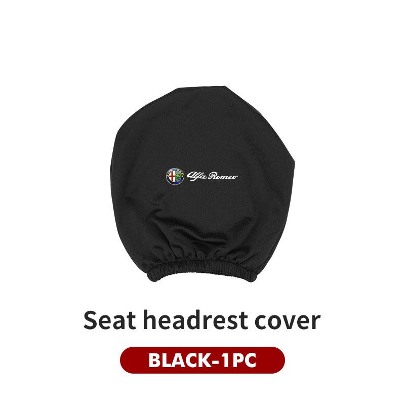 

Car Seat Headrest Cover Anti-wear Auto Styling Accessories For Alfa Romeo 159 Giulietta Giulia 147 Mito 156 159 166 GT Stelvio