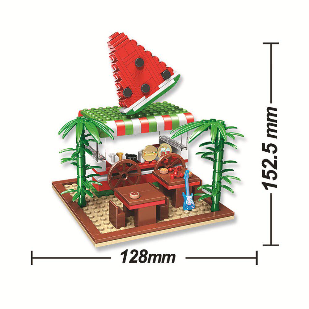 Watermelon Block Set Friends Watermelon Fruit Shop Building Blocks Sets Bricks Classic ...