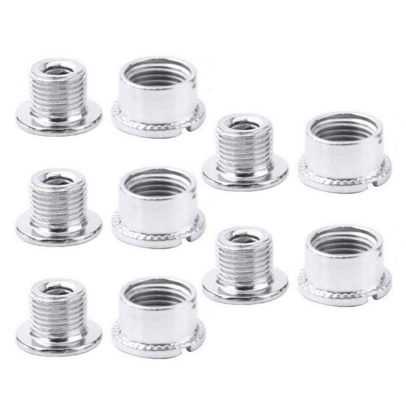 5pcs Steel Chainring Bolts Nut Bicycles Crankset Bolts Spacer Chainring Screw Downhill Bike Accessories